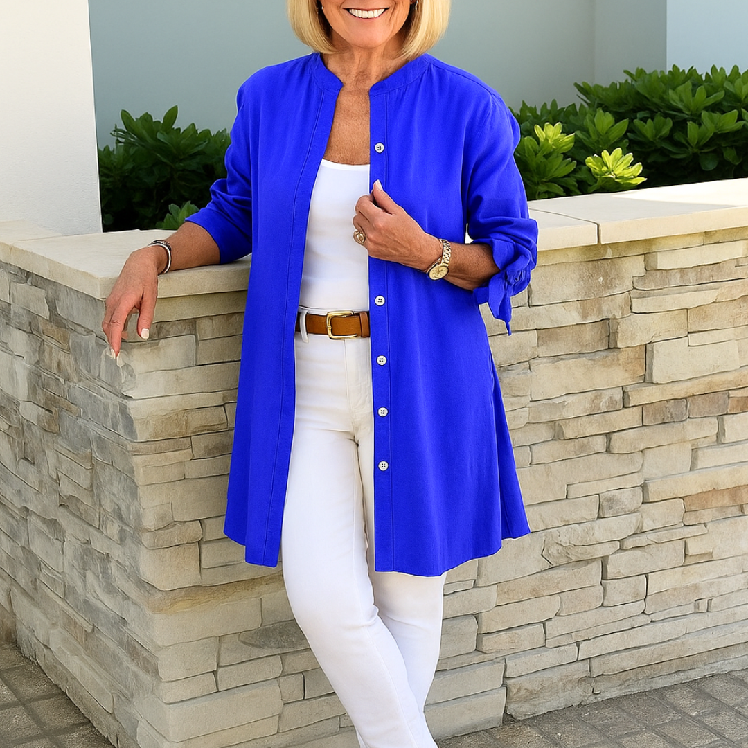 Margaret™ – Elegante Bluse mit Schleifenärmeln