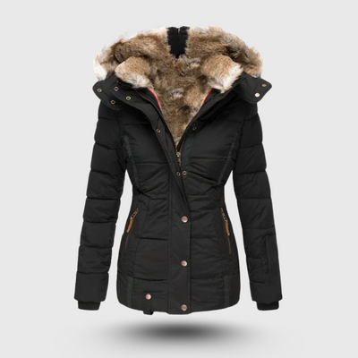 Hanne™ - Winterjacke mit Flauschigem Kragen und Slim Fit