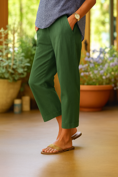 Sienna™ – Sommerhose aus Leinen und Baumwolle