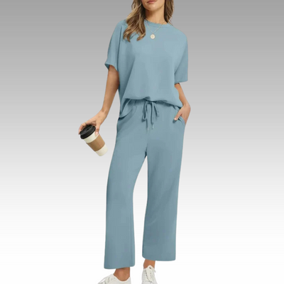 Bella™ – Entspanntes und Bequemes Oberteil- und Hosen-Set