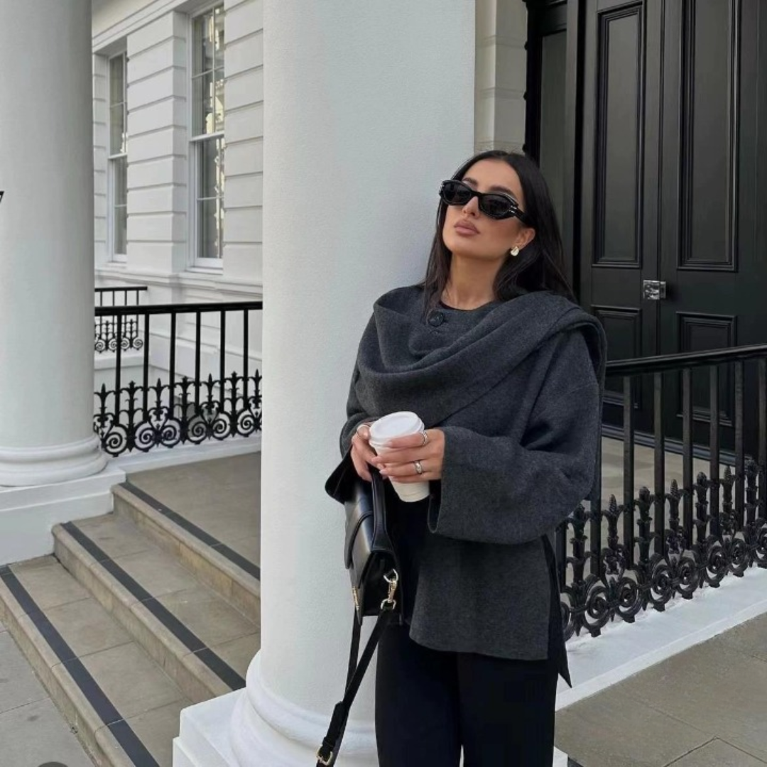 KALEIDE™ | ELEGANTER Mantel aus hochwertigem Stoff