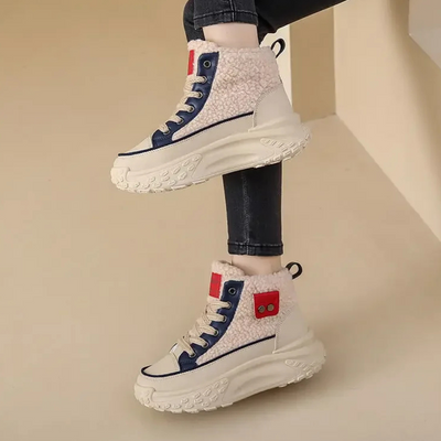 FrostWalk™ – Gefütterte Flache Winterstiefel für Damen mit Plüschfutter