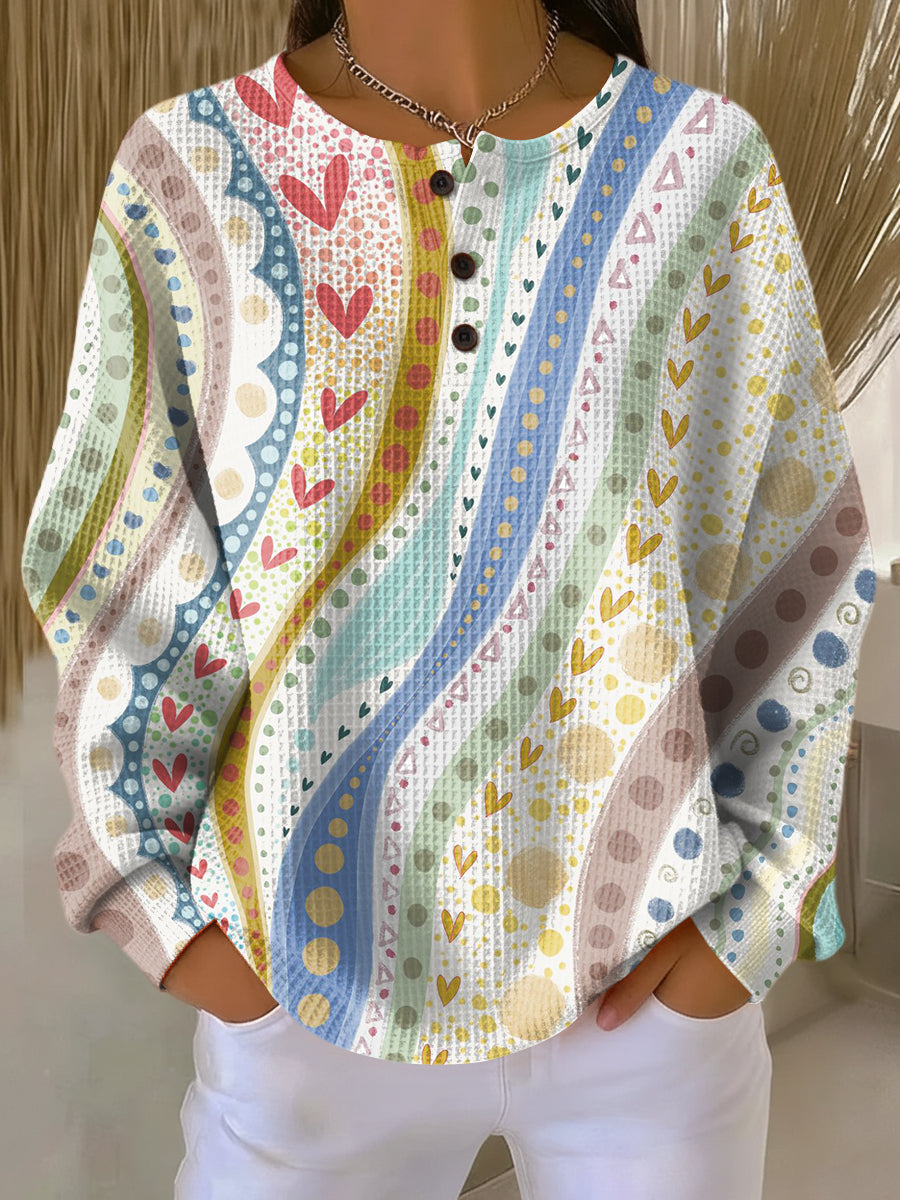 Luna | Pullover mit bunten Streifenmustern