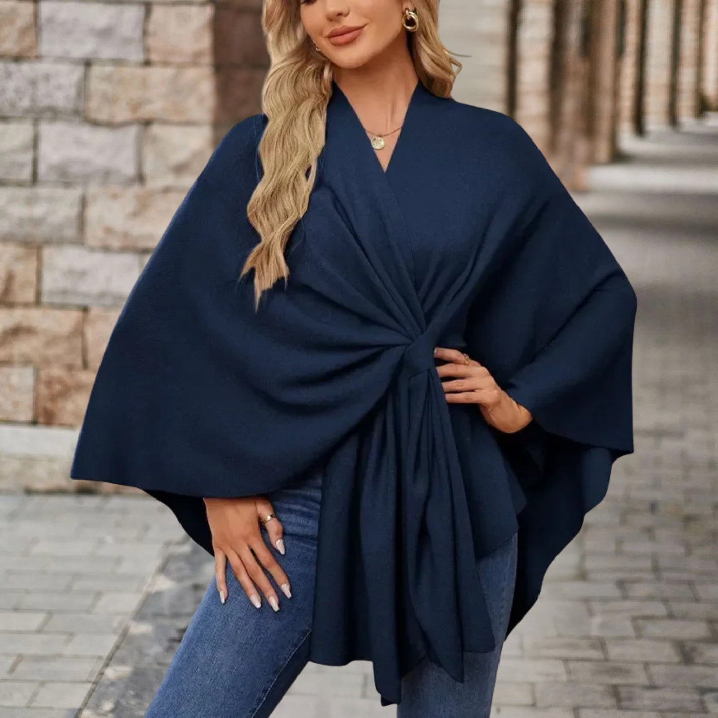 Sylora™ - Eleganter Warmer Poncho