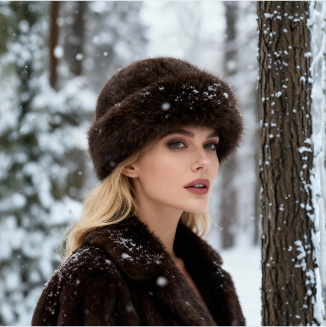 Ariana™ | Plüsch-Kälte-Wetter-Fellmütze