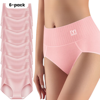 Shaplex™ – 6er-Pack Atmungsaktive und Bequeme Höschen mit Hoher Taille und Bauchstütze
