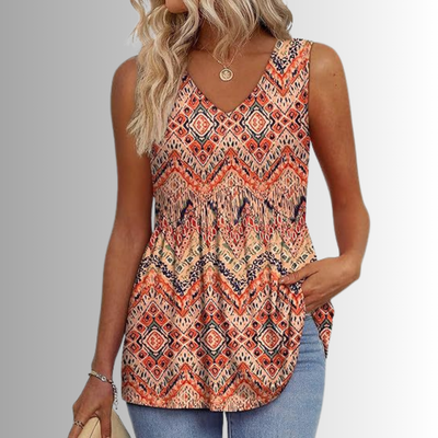 Peyton™ – Elegante & Alltagstaugliche Gemusterte Bluse