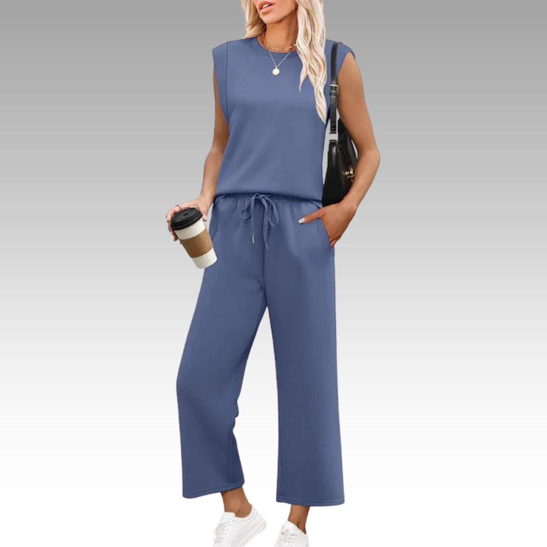 Evangeline™ – Feminines Zweiteiler-Set – Weich, Elegant und Stilvoll