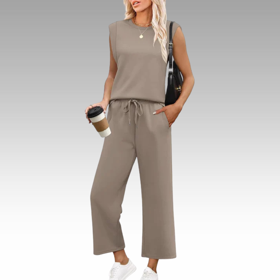 Evangeline™ – Feminines Zweiteiler-Set – Weich, Elegant und Stilvoll