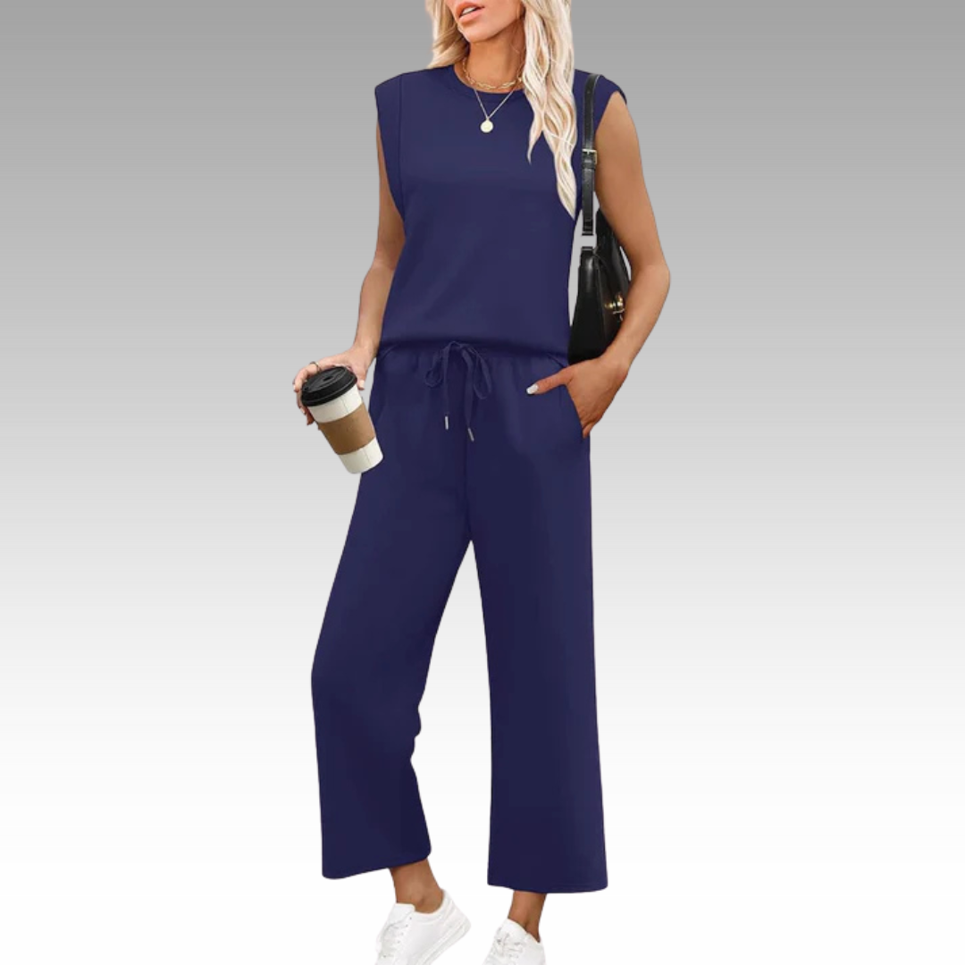 Evangeline™ – Feminines Zweiteiler-Set – Weich, Elegant und Stilvoll