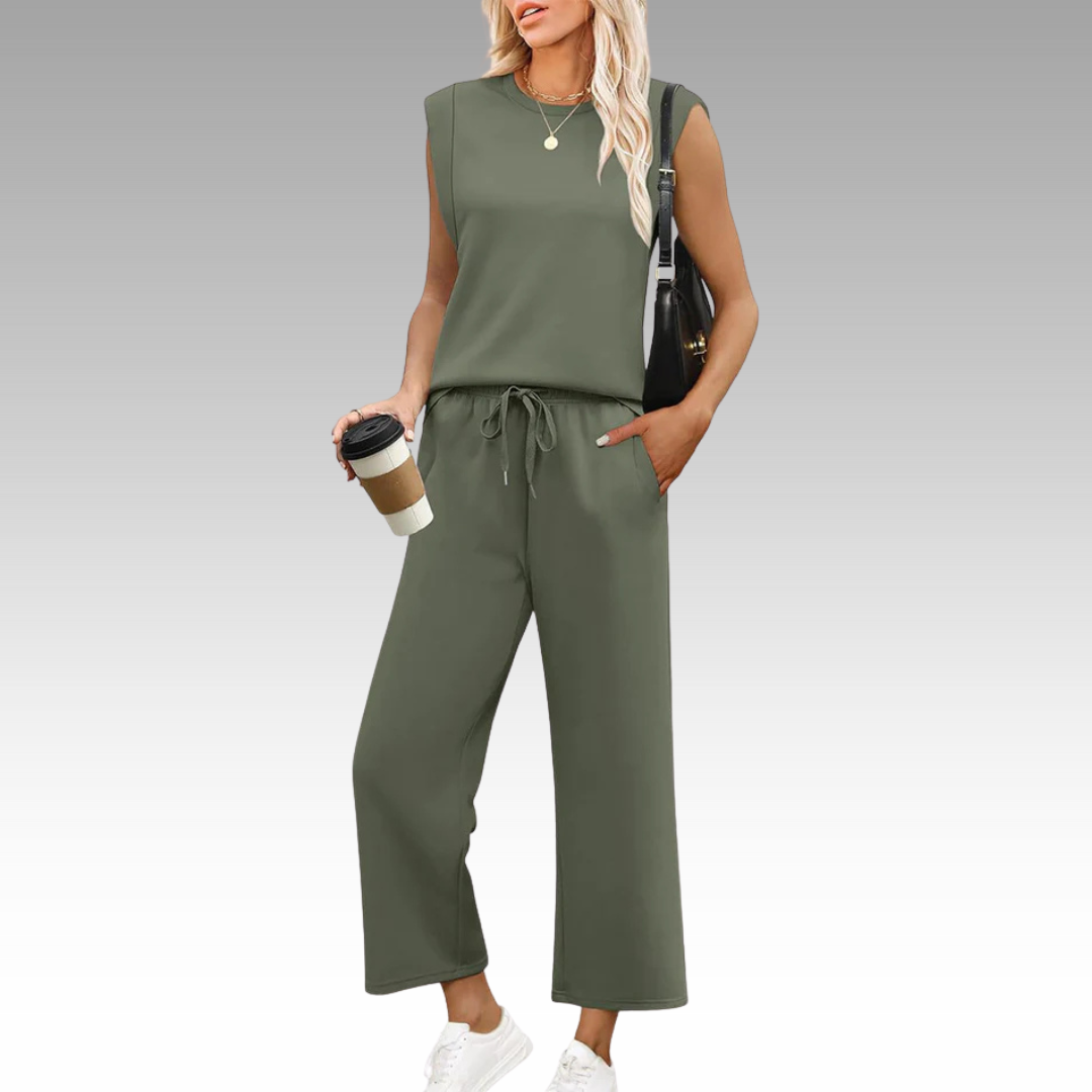 Evangeline™ – Feminines Zweiteiler-Set – Weich, Elegant und Stilvoll