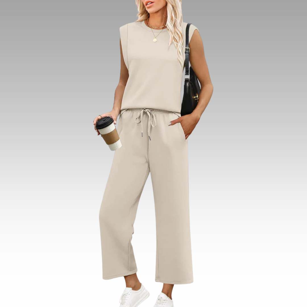 Evangeline™ – Feminines Zweiteiler-Set – Weich, Elegant und Stilvoll