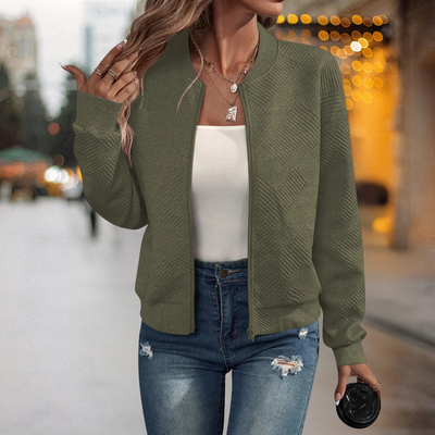 Fanny™ – Warme und Bequeme Strukture-Bomberjacke