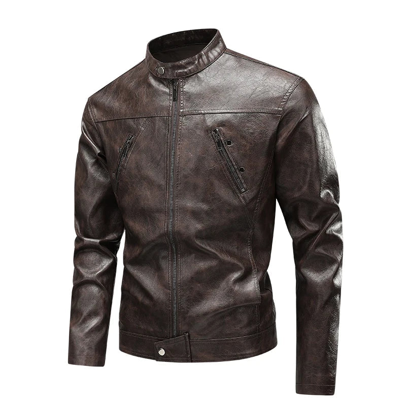 Andrzej™ | Pilot Style Leather Jacket