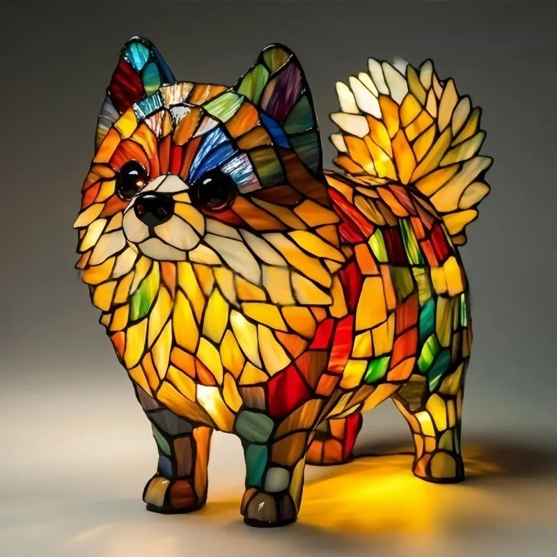 Nowakowska™ – Sonnenstrahl Lampe mit Pomeranian Design