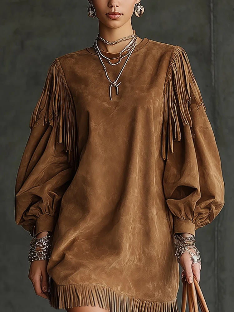 Vintage Kurzarm-Minikleid