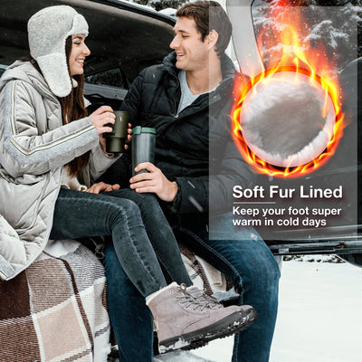 Hivara™ - Wasserdichte orthopädische Damen-Schneestiefel mit warmem Futter und rutschfester Sohle