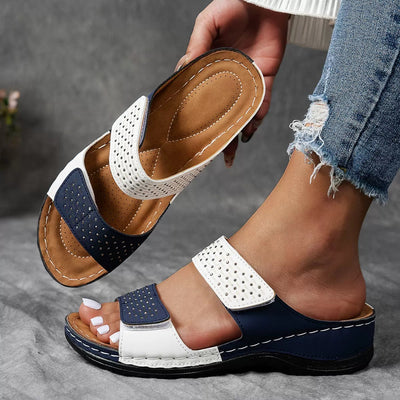 Ortholuxe™ – Atmungsaktive Orthopädische Slip-In Sandalen für Damen
