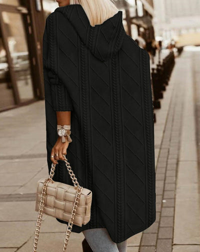 Mona Lisa - Langer Cardigan mit Kapuze