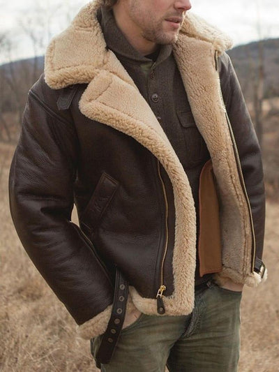Fletcher - Premium Lammlederjacke
