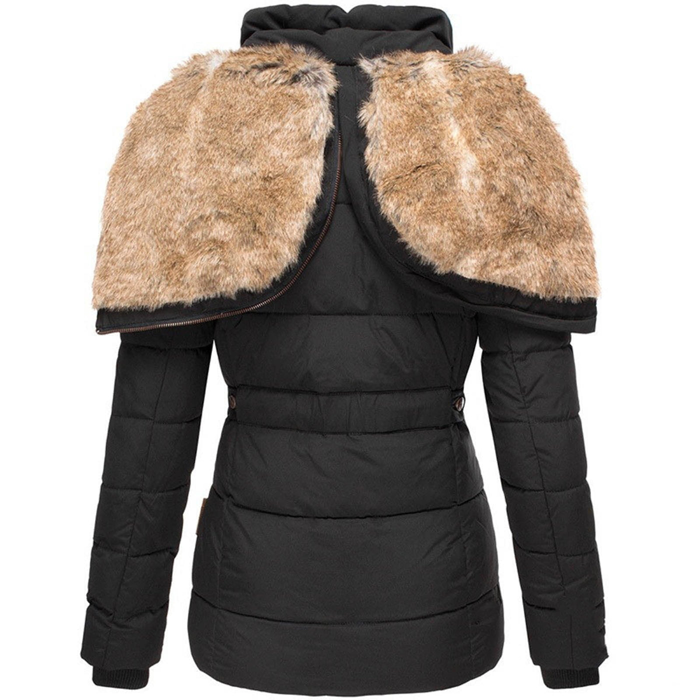 Hanne™ - Winterjacke mit Flauschigem Kragen und Slim Fit