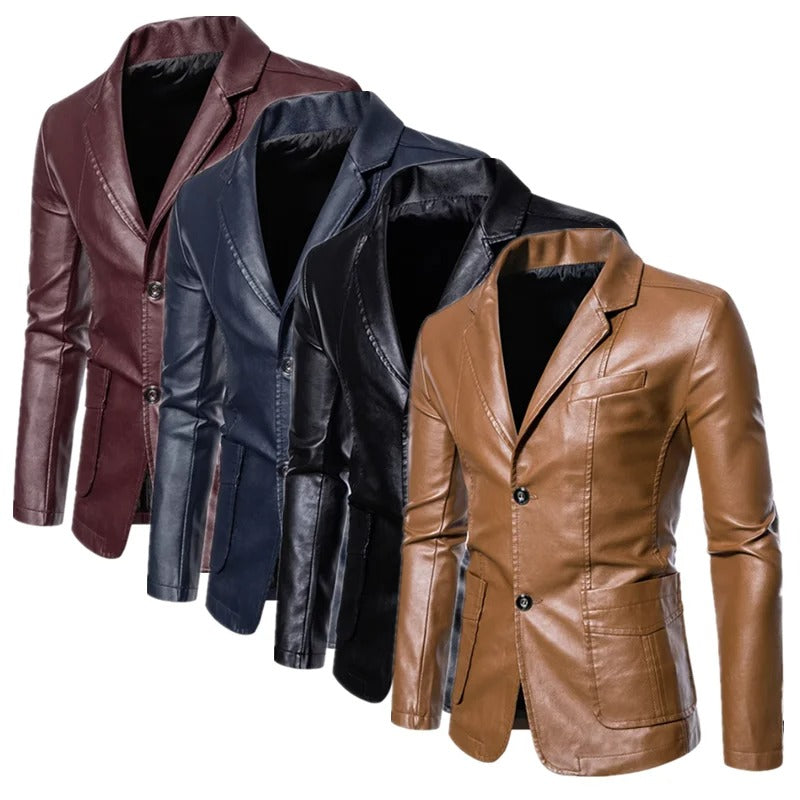 Marcin™ | Business-Casual-Lederjacke