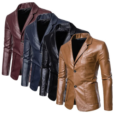 Marcin™ | Business-Casual-Lederjacke