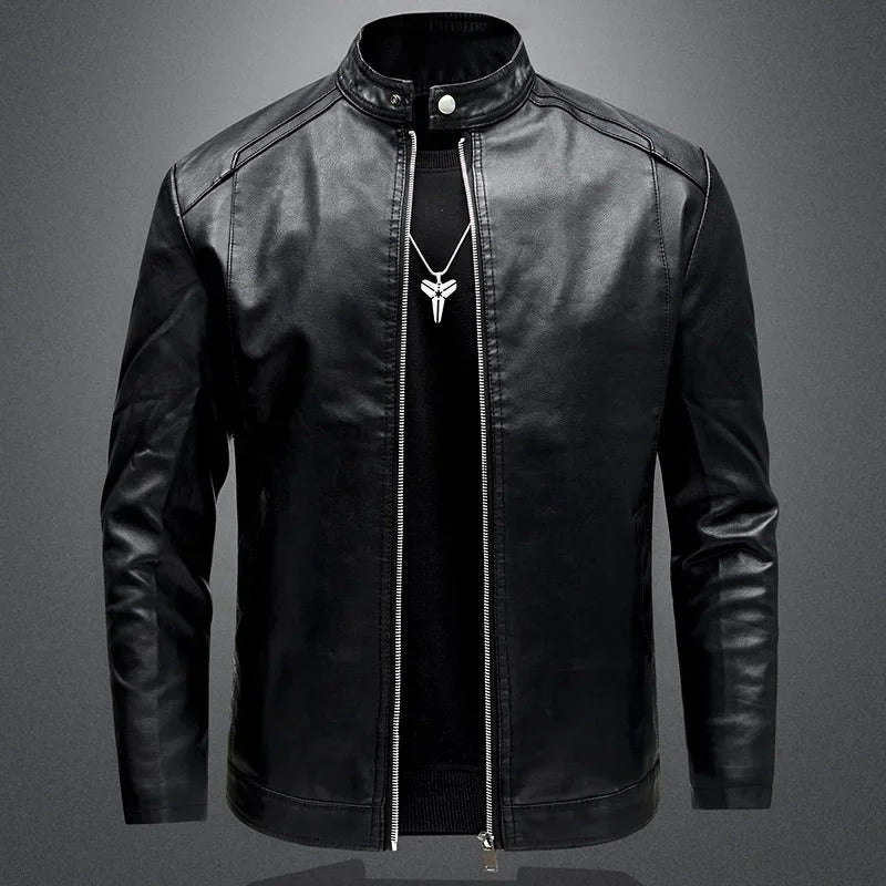 Patryk™ | Stilvolle Leder-Motorradjacke