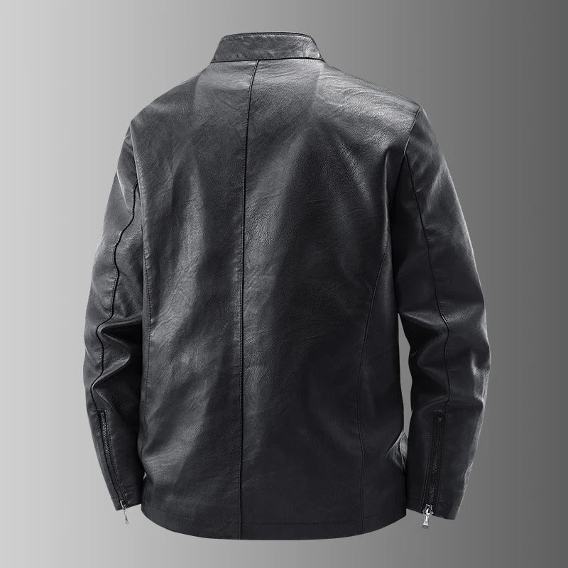 Marek™ | Leder Motorradjacke für Herren