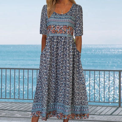 Sandra™ – Elegantes Boho-Kleid mit Print für Damen