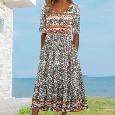 Sandra™ – Elegantes Boho-Kleid mit Print für Damen