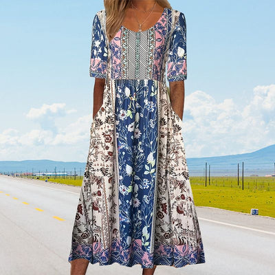 Sandra™ – Elegantes Boho-Kleid mit Print für Damen